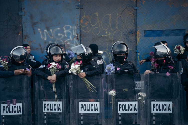 Police Women Celebrating International Women Day