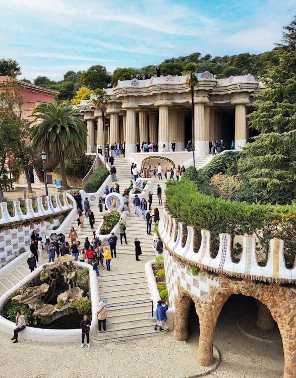 Kostenloses Stock Foto zu barcelona, drohne erschossen, lokale sehenswürdigkeiten