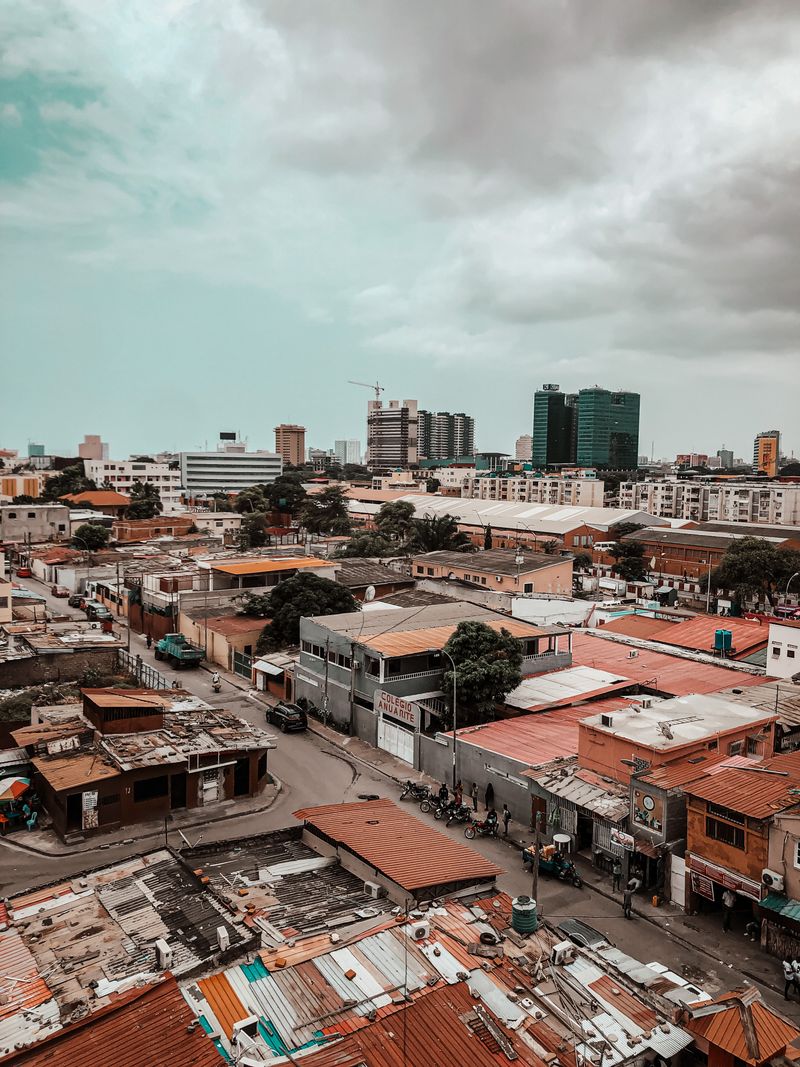 Vista aérea de Luanda, Angola
