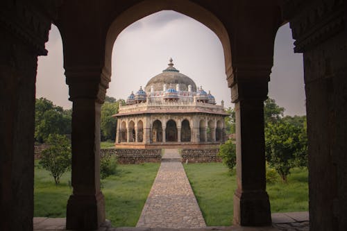 Isa Khans Complex at Humayuns Tomb, Delhi, India 