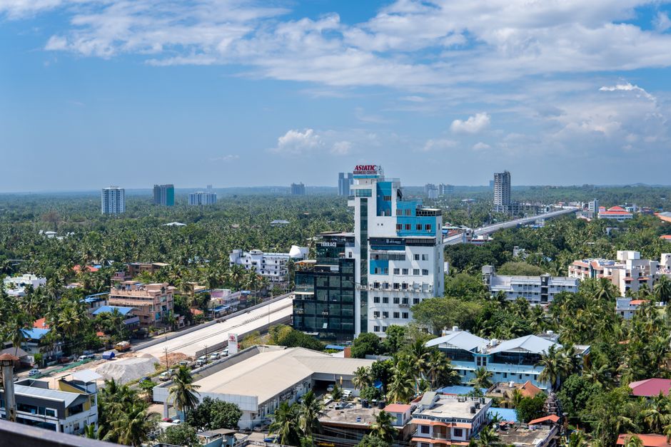 Thiruvananthapuram - Traditional market square with local vendors