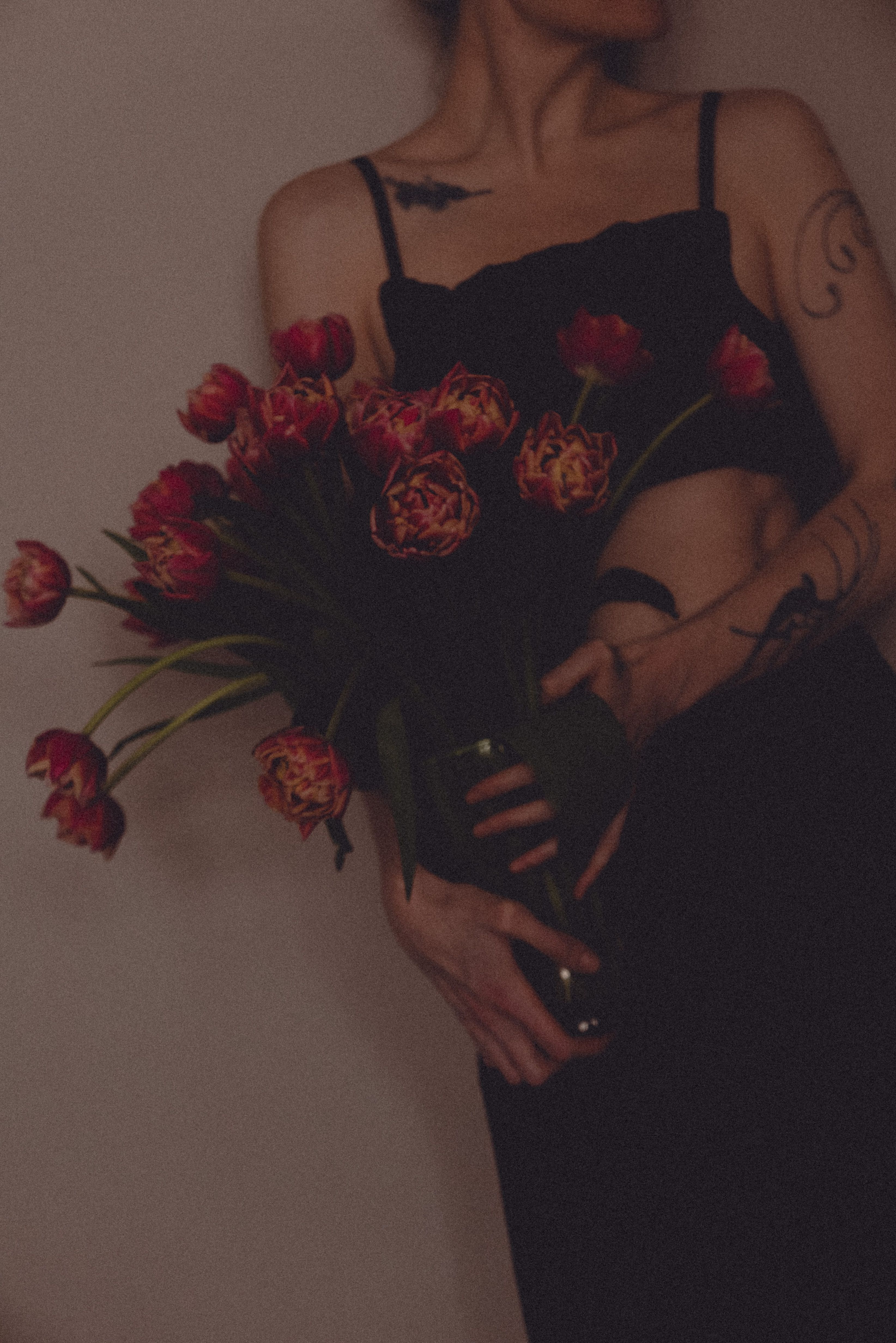 Woman Holing Roses · Free Stock Photo
