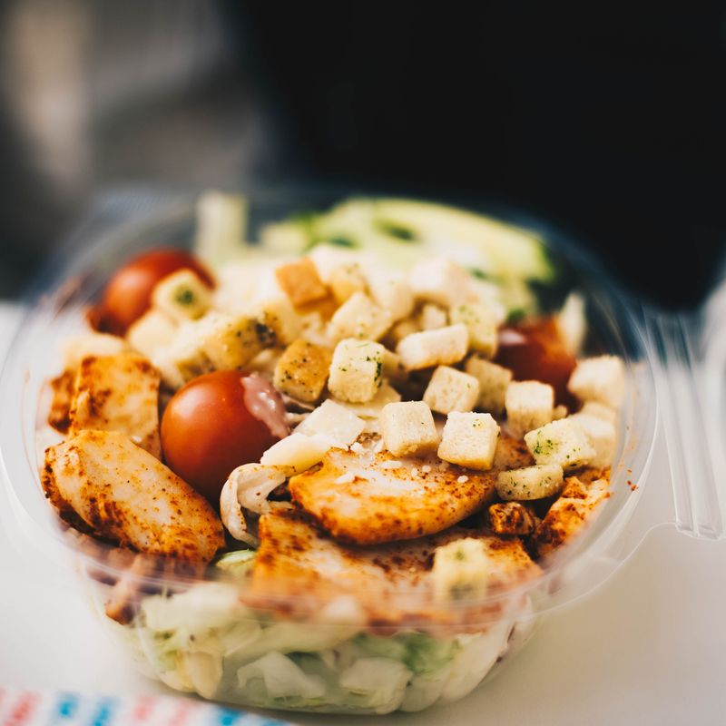Mustard Seed Chicken Salad with Pickled Onions