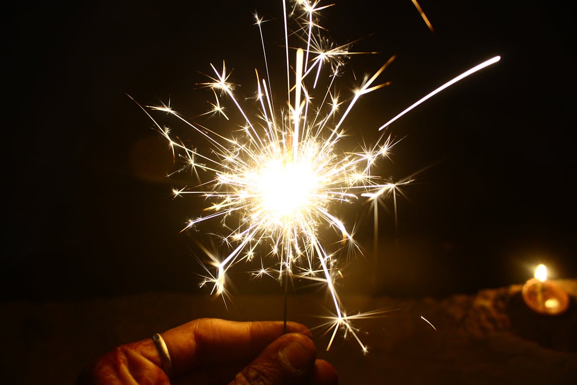 Person Holding Firework