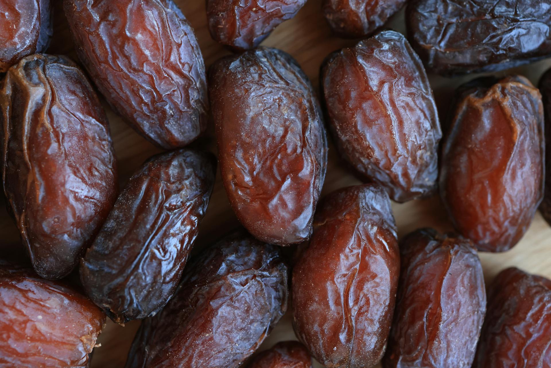 Dried Dates in Close Up