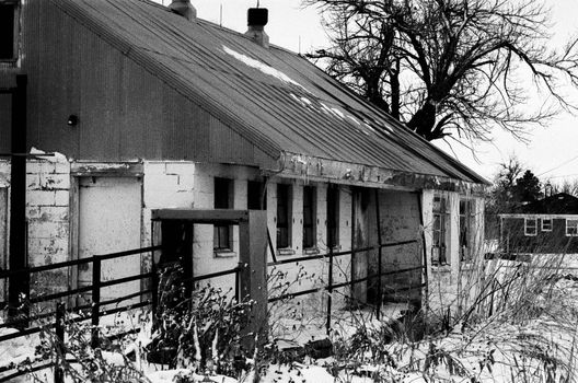 Village House in Winter