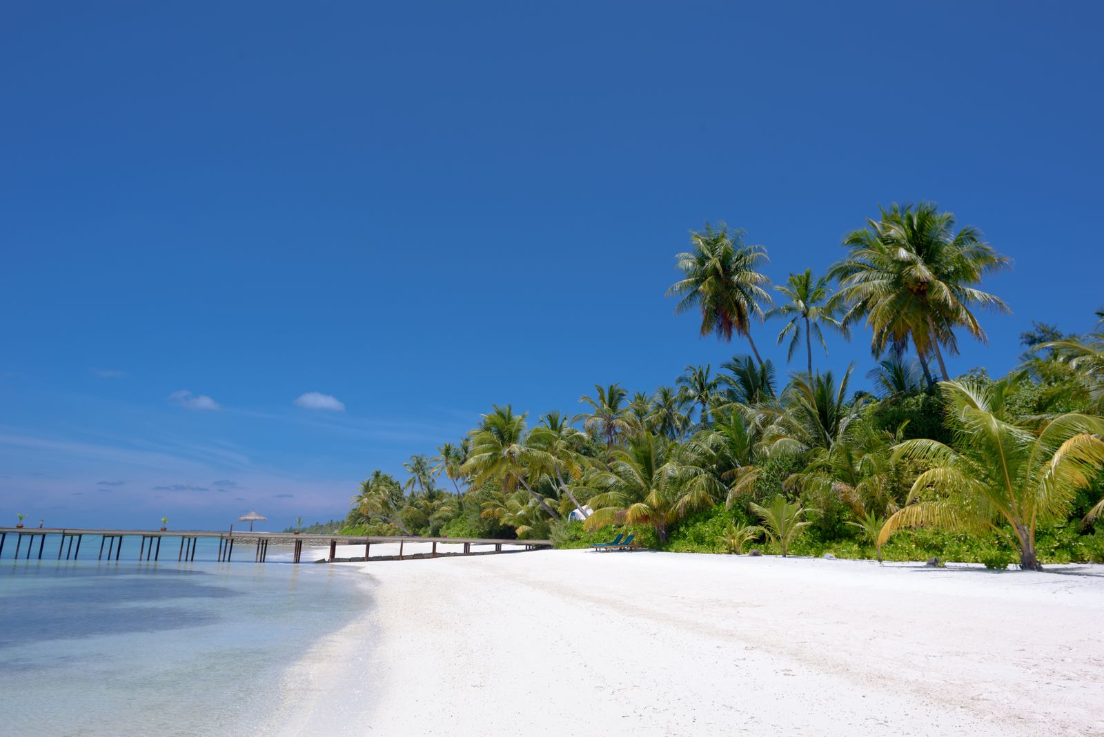 The designated beach