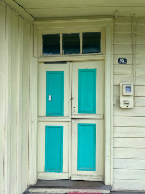 Old Wooden Door in a House 