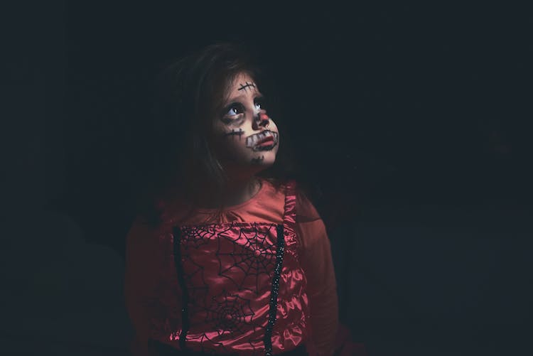 Photo Of Girl With Face Paint