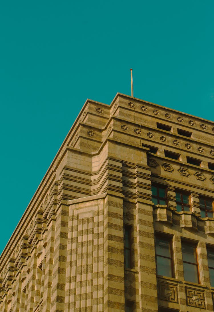 Historical Building Against Blue Sky