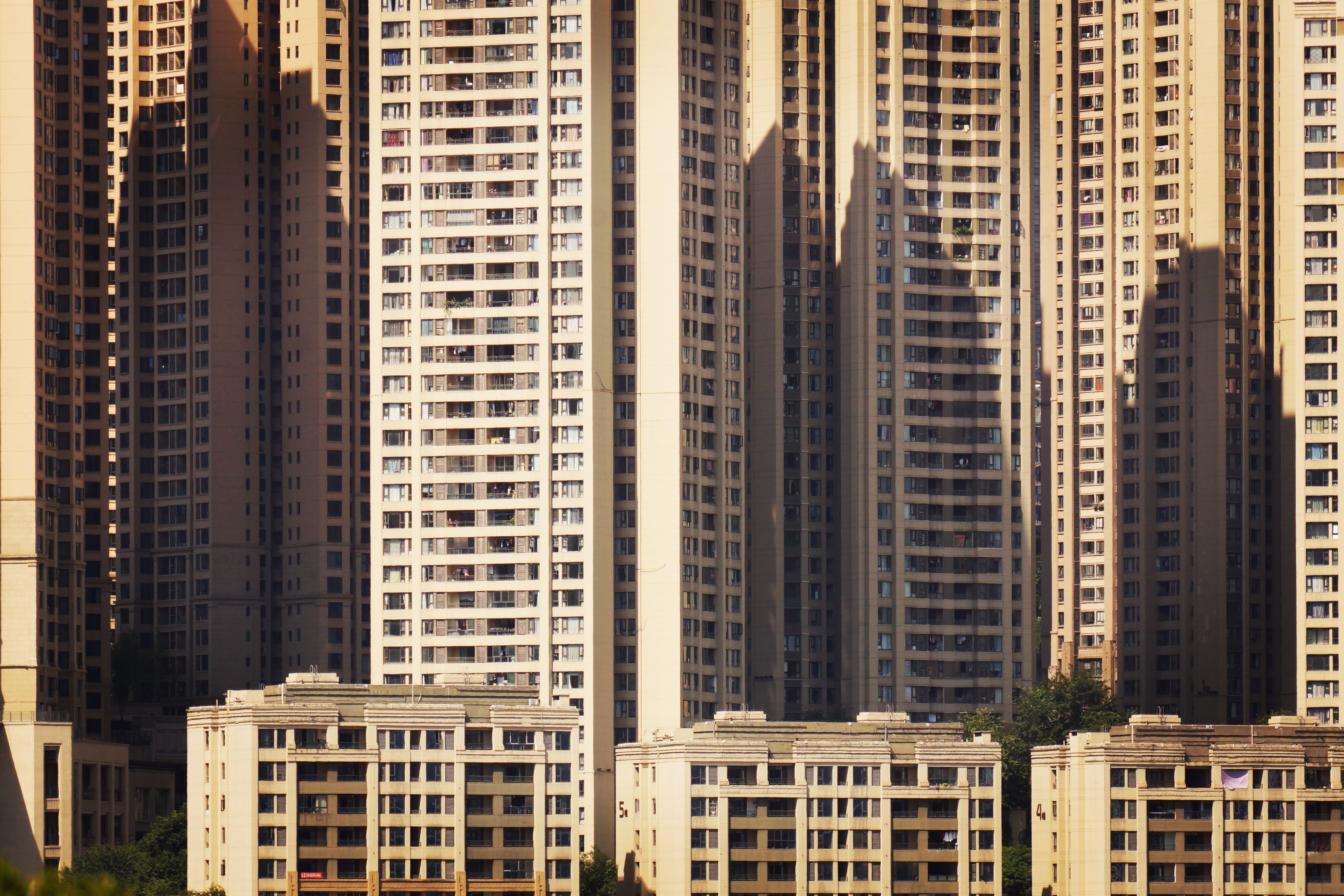 Apartment Buildings in City · Free Stock Photo