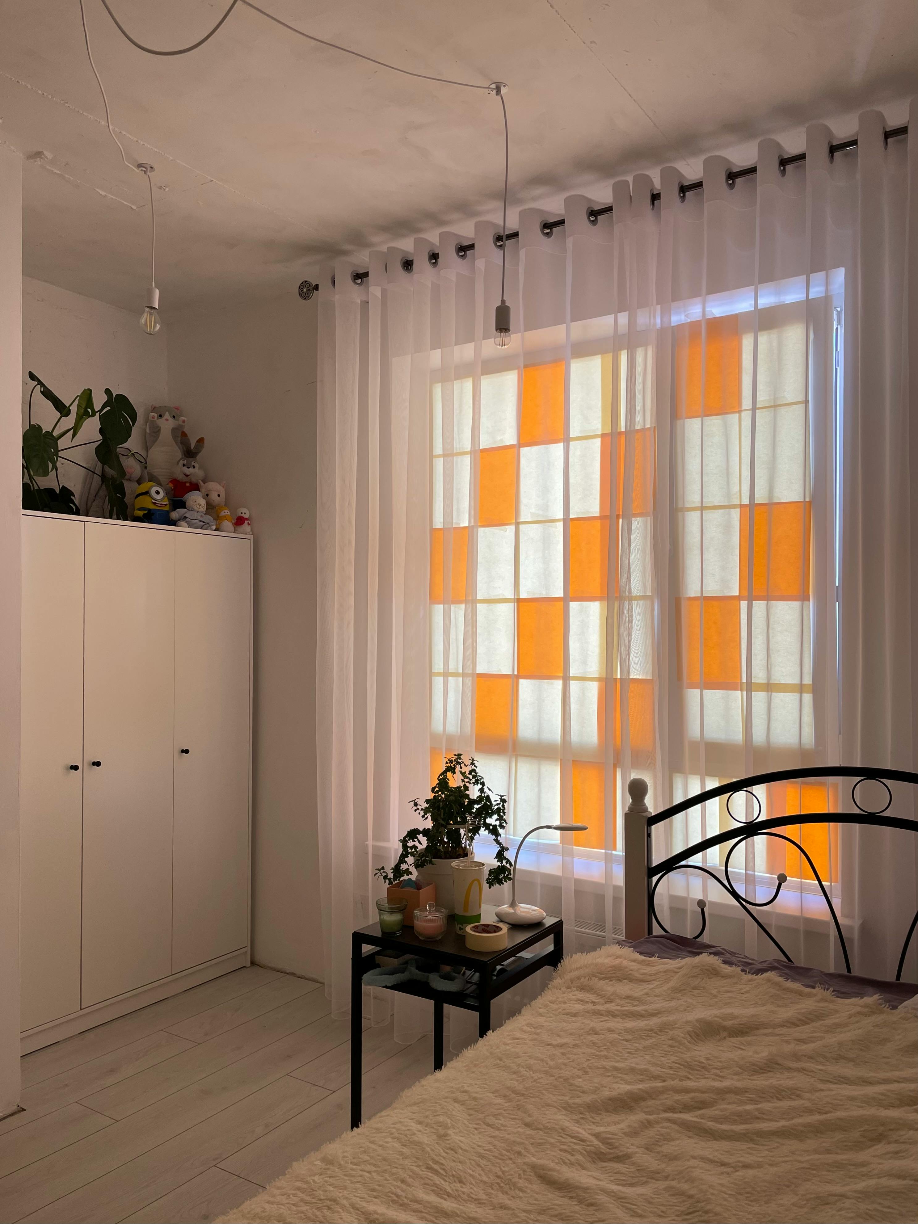 White Curtain in Bedroom · Free Stock Photo