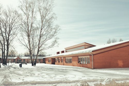 Building in Jonkoping in Winter