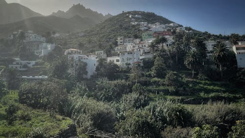 Gratis stockfoto met bergen, canarische eilanden, gebouwen