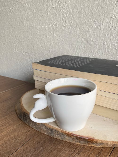 一杯茶, 喝, 圖書 的 免費圖庫相片
