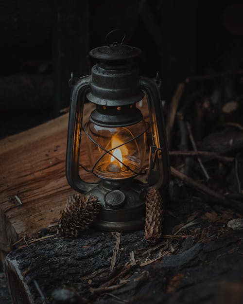 Photo of Old Kerosene Lamp