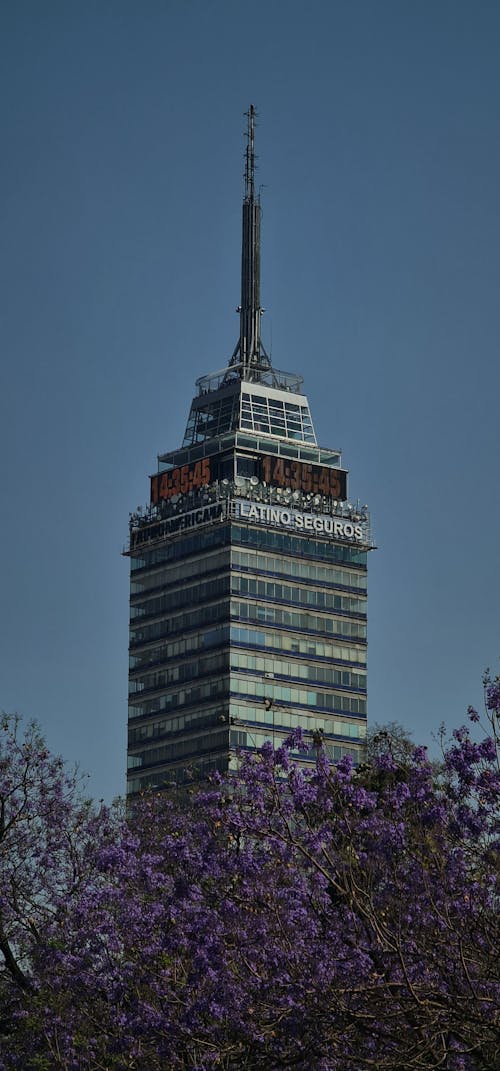 Бесплатное стоковое фото с torre latinoamericana, вертикальный выстрел, горизонт