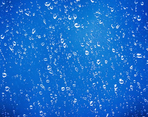 Foto d'estoc gratuïta de blau, got, gotes de pluja
