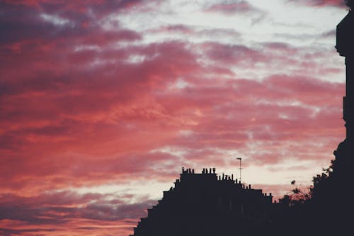 Kostnadsfri bild av paris, rosa himmel, solnedgång himmel