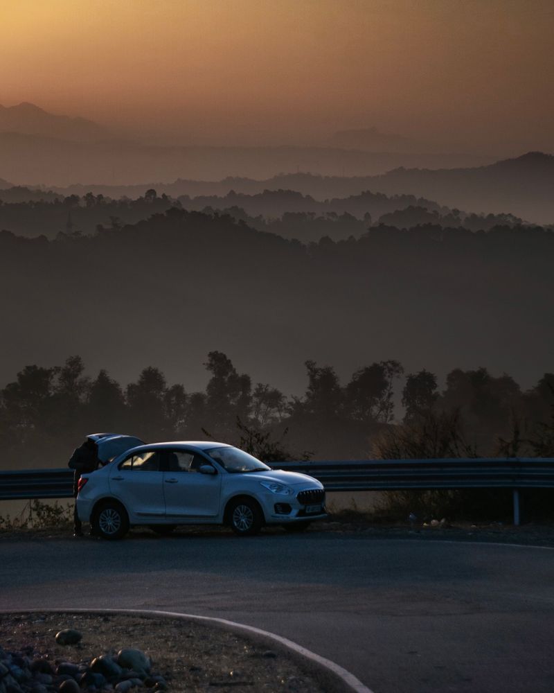 Mountain road to Manali