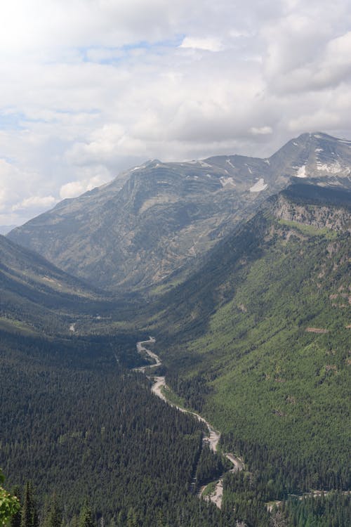 Glacier National Park in Birds Eye View