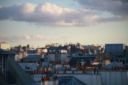屋頂, 巴黎 的 免费素材图片