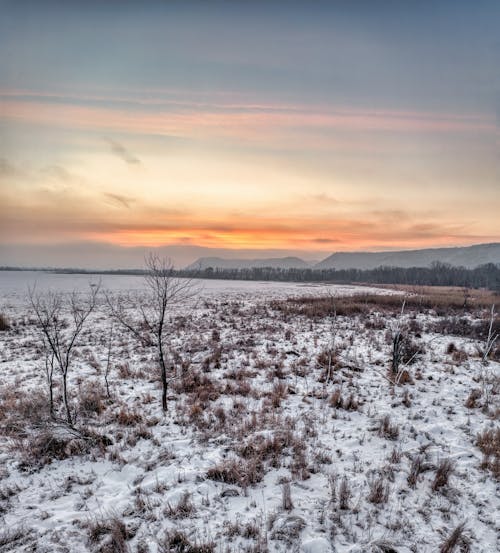 Бесплатное стоковое фото с зима, озеро, пейзаж