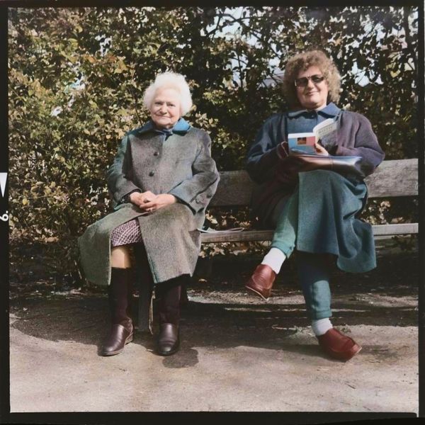 Two older women sitting together on a park bench — photo by Emmanuel Codden on Pexels