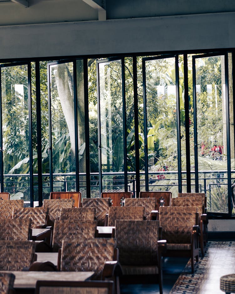 Empty Chairs In Hall