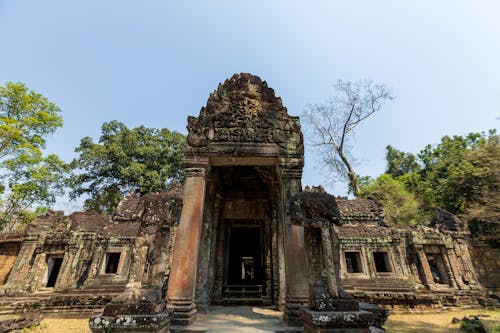 Preah Khan Temple at the Angkor Wat Complex at Siem Reap, Cambodia
