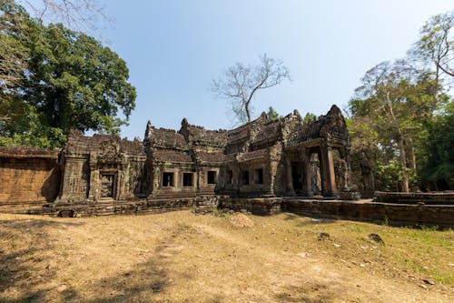 Temple Ruins at the Angkor Wat Complex, Siem Reap, Cambodia 