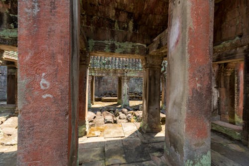 Temple Ruins at the Angkor Wat Complex, Siem Reap, Cambodia