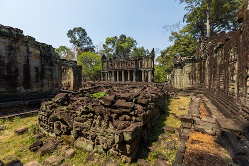 Temple Ruins at the Angkor Wat Complex, Siem Reap, Cambodia