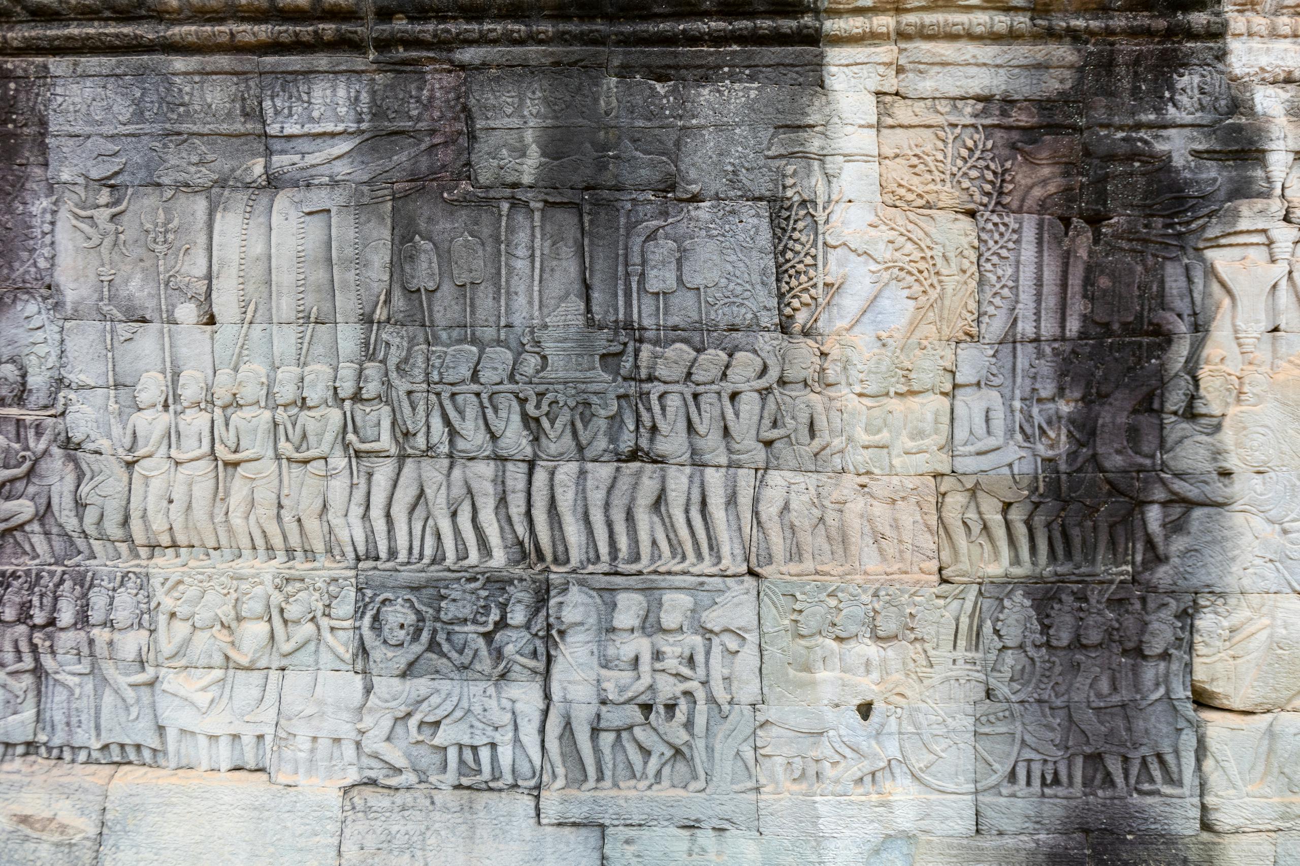 Carved Details in an Antique Building · Free Stock Photo