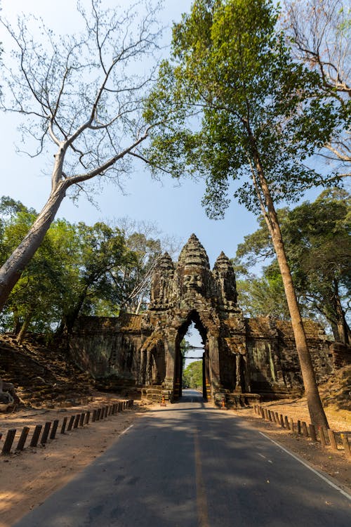 Temple Ruins at the Angkor Wat Complex in Siem Reap, Cambodia