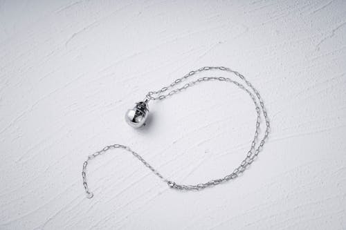 Silver Chain Necklace with Item