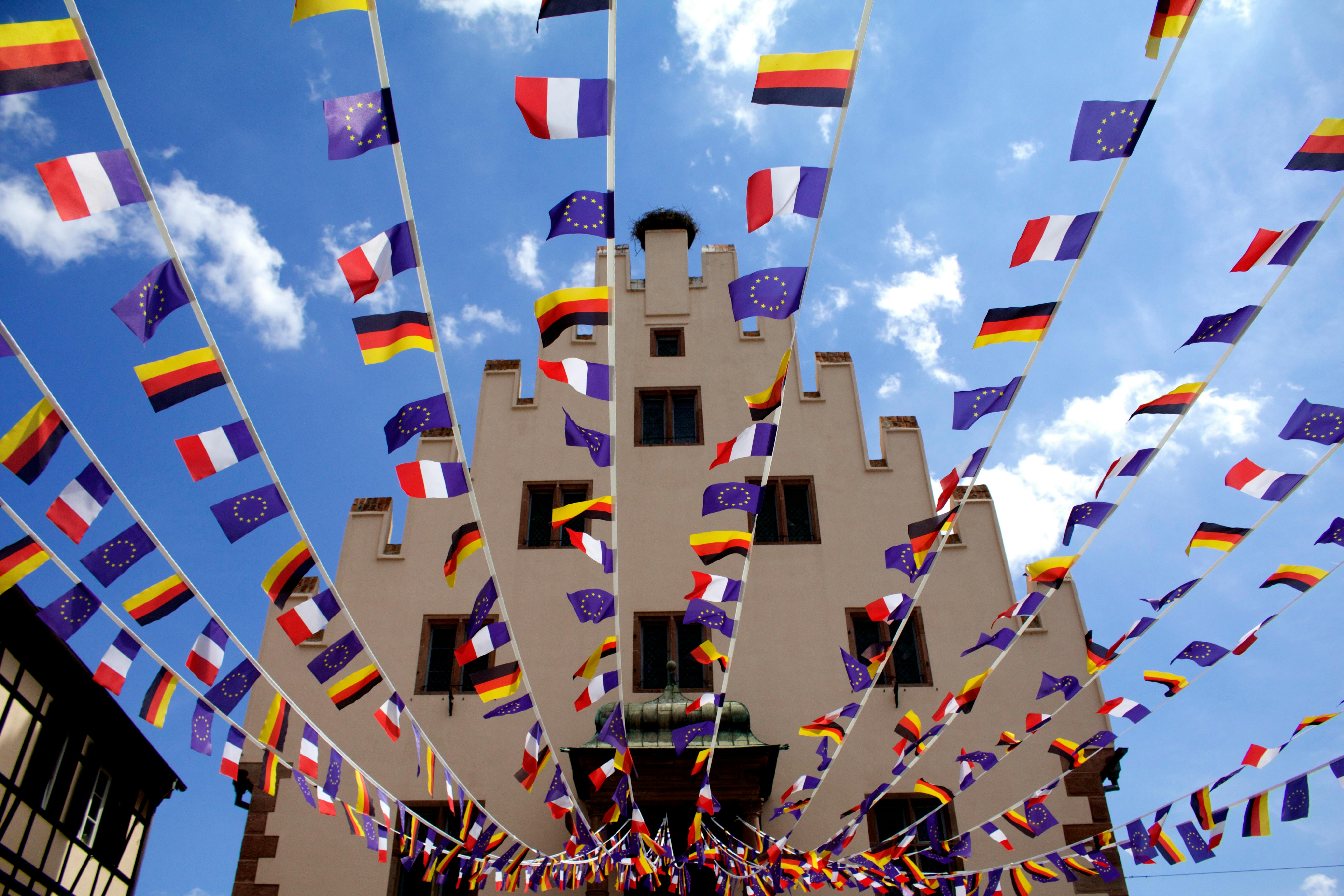 Free stock photo of europe, flags