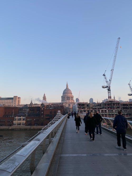 免费 倫敦, 千年桥, 垂直拍摄 的 免费素材图片 素材图片