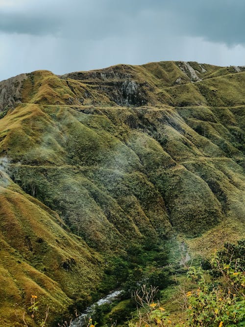 Imagine de stoc gratuită din acoperit de nori, dealuri, fotografie cu drona