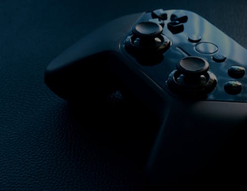 Free Black Video Game Controller Stock Photo