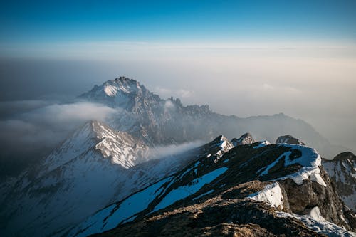 Безкоштовне стокове фото на тему «Аерофотозйомка, вершини, гори»