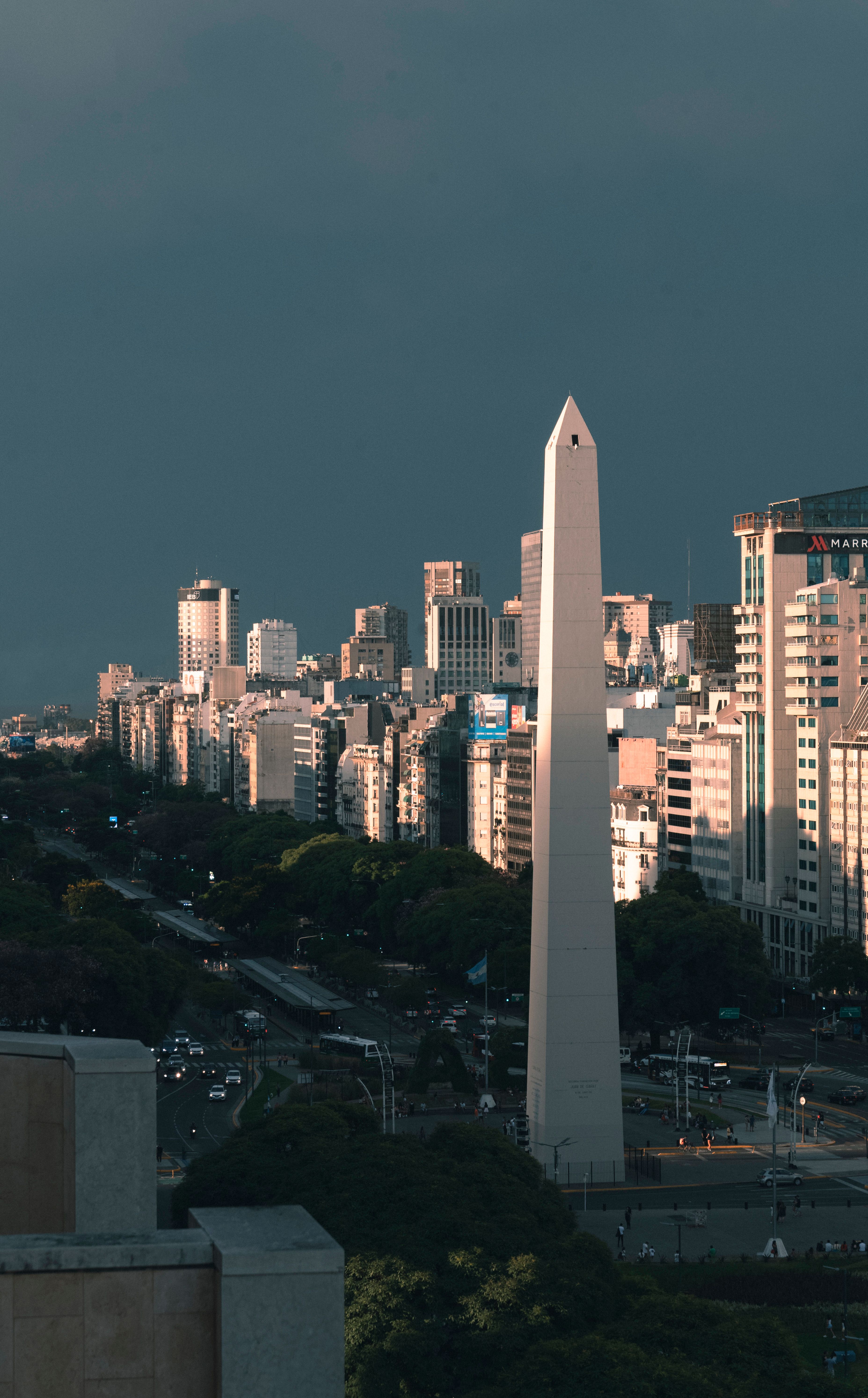 Classic urban scene in historic Buenos Aires, Argentina
