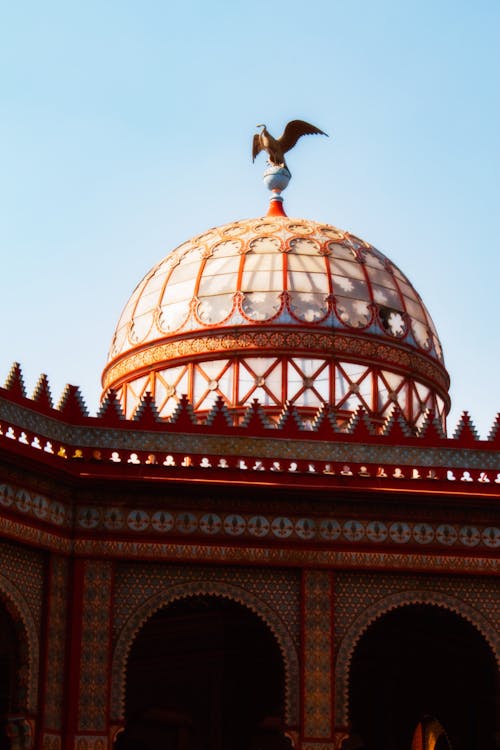 Facade and Dome of the Alameda de Santa Maria La Ribera in Mexico City, Mexico 