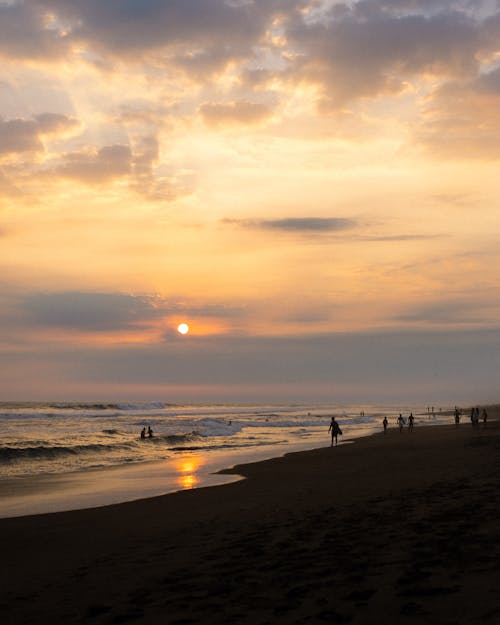 Darmowe zdjęcie z galerii z gwatemala, na plaży, piękny zachód słońca