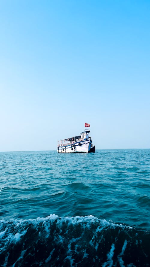 Ship on Calm Sea