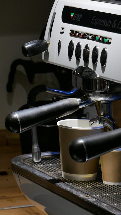 Close up of Coffee Machine