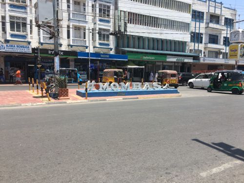 Free Mombasa town centre Stock Photo
