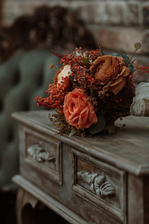 Bouquet on a Coffee Table 