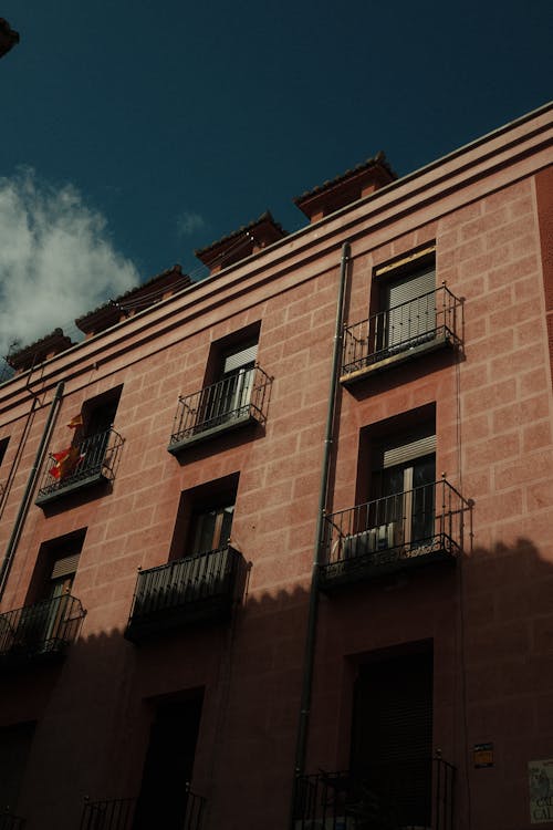 Sunlit Building Wall