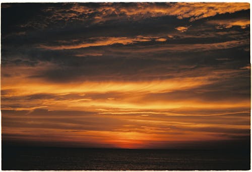 Бесплатное стоковое фото с буря, живописное небо, закат